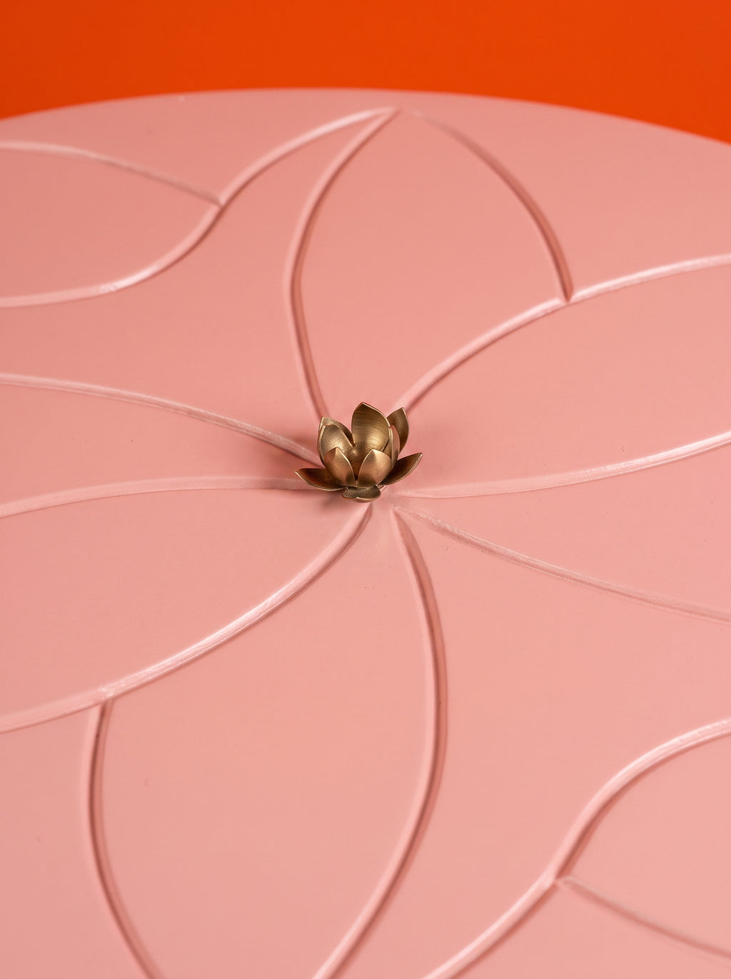 Egyptian Salmon Pink Column Table