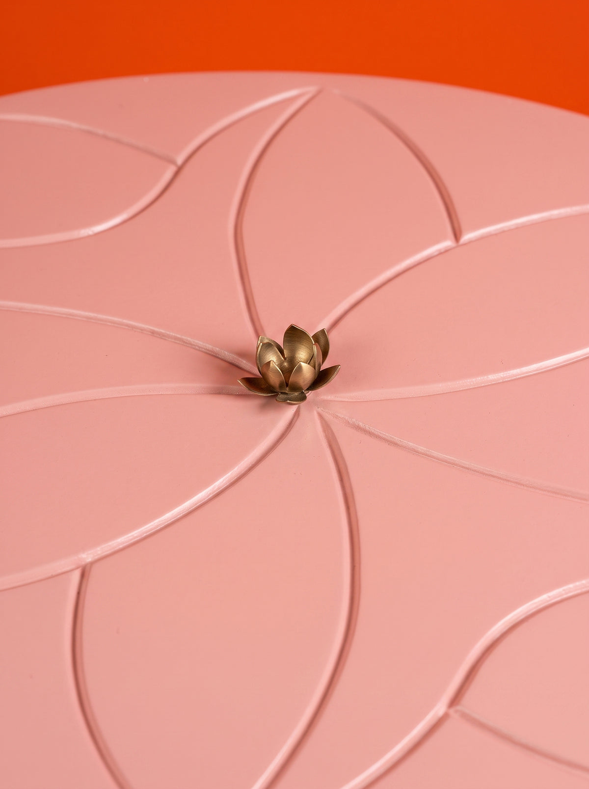 Egyptian Salmon Pink Column Table