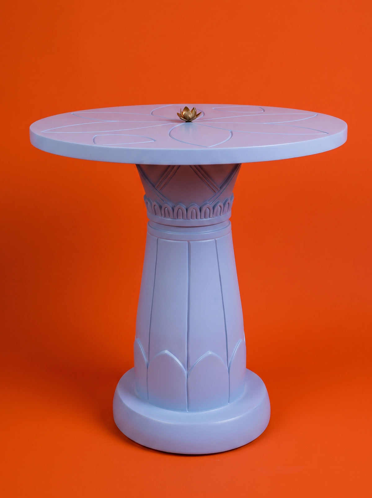 Egyptian Arctic Blue Column Table