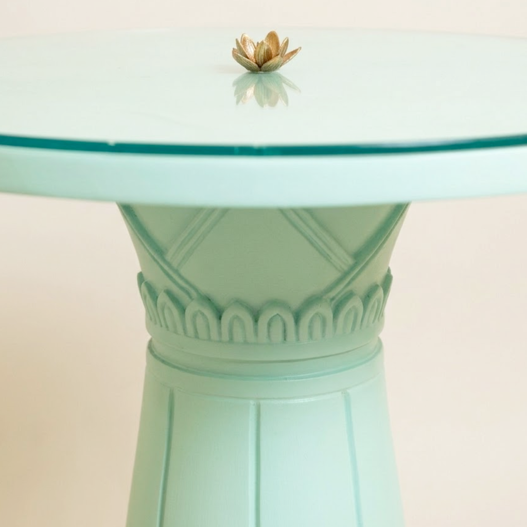 Egyptian Arctic Blue Column Table